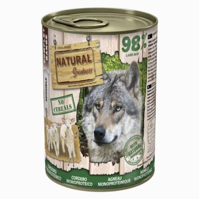 Natural Greatness – Receta de Cordero Monoproteica para Perro Adulto - Imagen 1