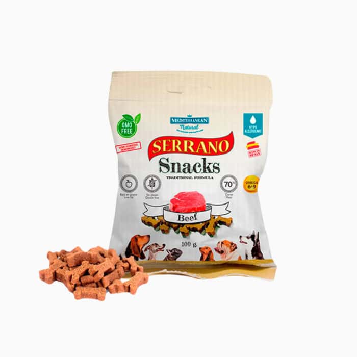 Mediterranean Natural Serrano – Snacks de Buey - Imagen 1