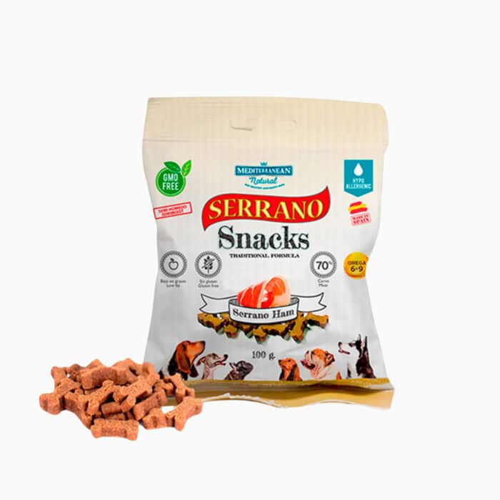 Mediterranean Natural Serrano – Snacks de Jamón - Imagen 1