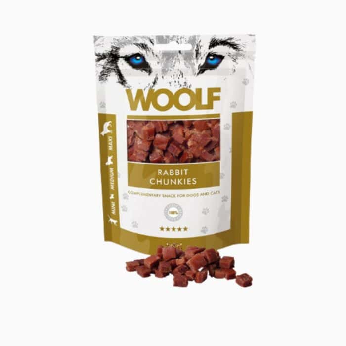 Woolf Snacks-Dados de Conejo - Imagen 1