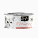 Kit Cat Lata Toppers - Pollo & Salmon 80g