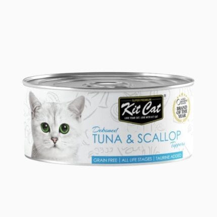 Kit Cat Lata Toppers - Atún & Vieira 80g