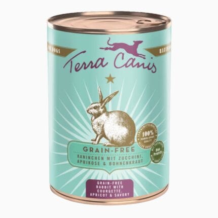 Terra Canis Grain Free-Conejo con calabacín, albaricoque y ajedrea