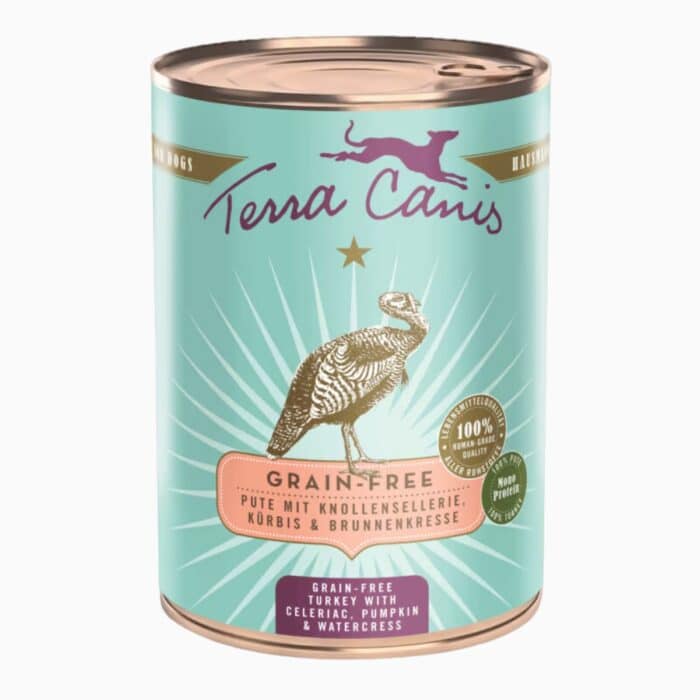 Terra Canis Grain Free-Pavo con apionabo, calabaza y berro - Imagen 1
