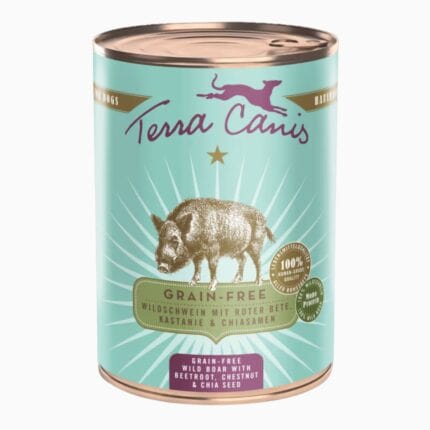 Terra Canis Grain Free-Jabalí con remolacha, castaña y semillas de chía