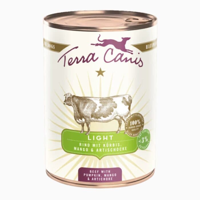 Terra Canis Light-Buey con calabaza, mango y alcachofa - Imagen 1