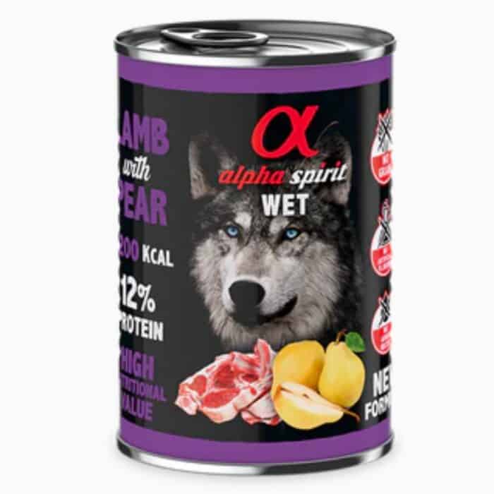 Alpha Spirit - Alimento Húmedo de Cordero con Pera - Imagen 1