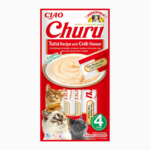 Churu -  Atún con Cangrejo - Snack Cremoso para Gatos