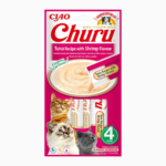 Churu -  Atún con Gambas - Snack Cremoso para Gatos