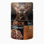 Leonardo - Pulled Beef de Pato para Gatos