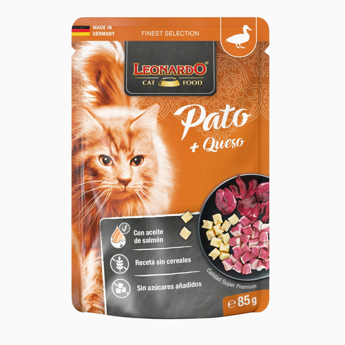 Cuadro fondo imagenes web entrelobos - 2026-06-10T155117.828 Leonardo - Paté Pato con Queso Para Gatos - Imagen 1