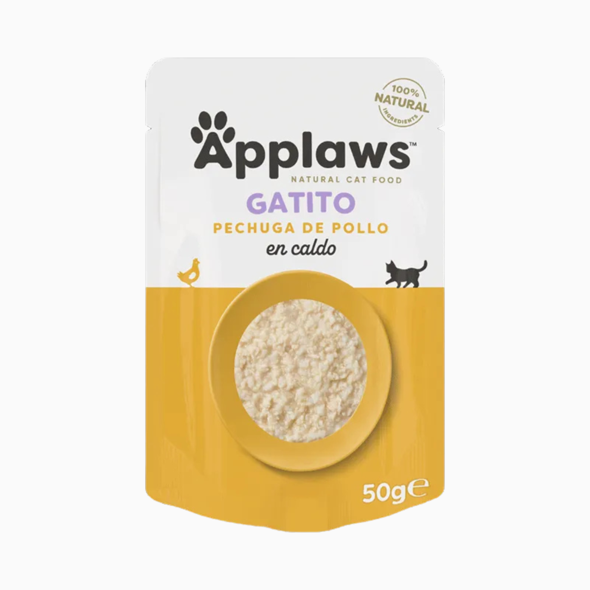 Cuadro fondo imagenes web entrelobos (70) Applaws - Sobre de Pechuga de Pollo en Caldo para Gatitos - Imagen 1